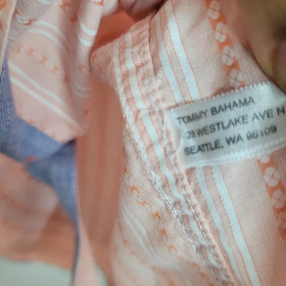 Tommy Bahama Men's Button-Up Shirt Size XL Multicolor 100% Cotton Long Sleeves - Picture 5 of 11
